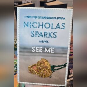 Nicholas Sparks 'See Me' Beaded Cover Art